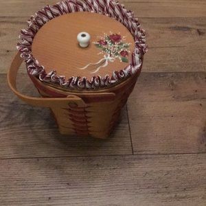 Longaberger basket with lid